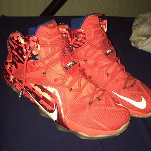 Used authentic LeBron 12s